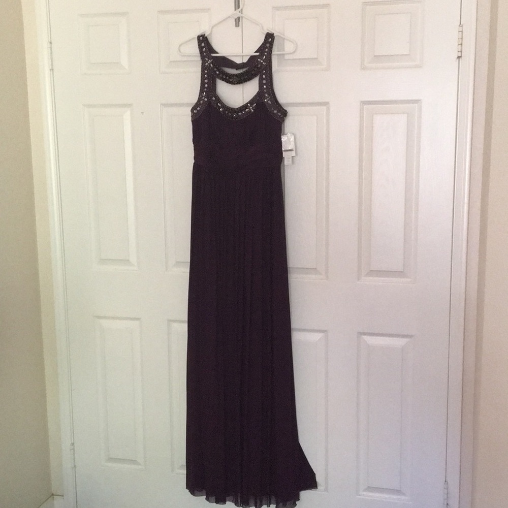 Long Plum Formal Dress size 10 NWT